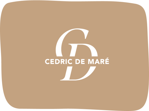 Cedric de maré logo (negatief)
