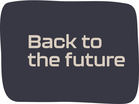 Back to the future logo (negatief)